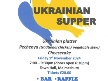 Malmesbury & District Twinning Association - Ukrainian Supper